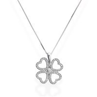 Collana Amen Donna Romance in Argento Zirconia CLPBQUBZ